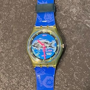 1992 Vintage Swatch Watch, FRISCHE FISCHE, GG116